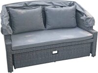 Garden Pleasure Loungesofa CARLO hellgrau, dunkelgrau...