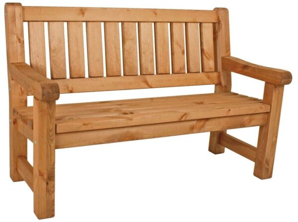 Garden Pleasure Gartenbank ALLGÄU 960361 braun Holz 124,0 cm