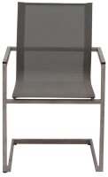 Garden Pleasure Sitzgruppe SIENNA, grau Kunststoff, Metall, 5-teilig  ( 305385-1 )