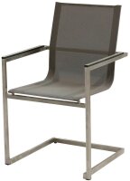 Garden Pleasure Sitzgruppe SIENNA, grau Kunststoff, Metall, 5-teilig  ( 305385-1 )