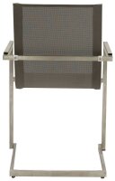 Garden Pleasure Sitzgruppe SIENNA, grau Kunststoff, Metall, 5-teilig  ( 305385-1 )