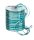 PRÄSENT Geschenkband Raffia Pearl glänzend blau/türkis/grün 3,0 mm x 50,0 m