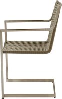 Garden Pleasure Sitzgruppe SIENNA, grau Kunststoff, Metall, 5-teilig  ( 305386-1 )
