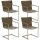 Garden Pleasure Sitzgruppe SIENNA, grau Kunststoff, Metall, 5-teilig  ( 305386-1 )