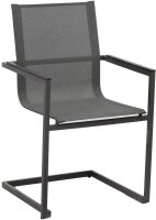 Garden Pleasure Sitzgruppe SOPHIA, anthrazit Kunststoff, Metall, 5-teilig