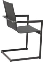 Garden Pleasure Sitzgruppe SOPHIA, anthrazit Kunststoff, Metall, 5-teilig