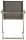 Garden Pleasure Gartenstühle mit Armlehnen SIENNA grau, Metall, 4 St.