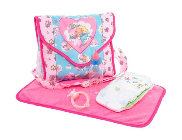 Heless® Wickeltasche Einhorn Emil & Fee Emma Puppenzubehör