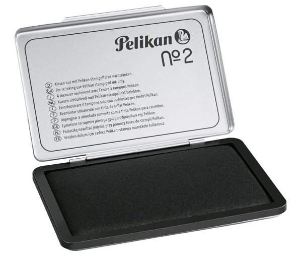 Pelikan Stempelkissen Nr. 2 schwarz 11,0 x 7,0 cm, 1 St.