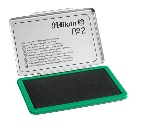 Pelikan Stempelkissen Nr. 2 grün 11,0 x 7,0 cm, 1 St.
