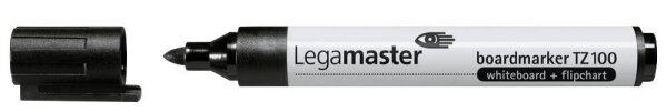 Legamaster TZ 100 Whiteboard- und Flipchart-Marker schwarz 1,5 - 3,0 mm, 10 St.