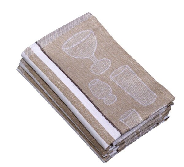 Dyckhoff Geschirrtücher sand 50,0 x 70,0 cm, 3 St.
