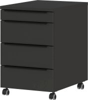 GERMANIA 4377 Rollcontainer grafit 4 Auszüge 42,0 x...