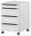 GERMANIA 4377 Rollcontainer lichtgrau 4 Auszüge 42,0 x 60,0 x 63,0 cm