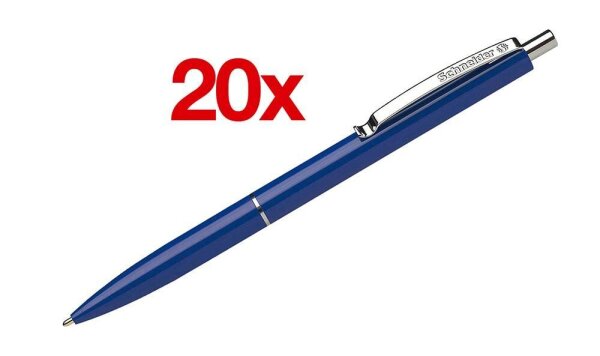 Schneider Kugelschreiber K15 blau, Schreibfarbe: blau, 20 St.