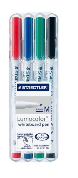 STAEDTLER pen Whiteboard-Marker farbsortiert 1,0 mm, 4 St.