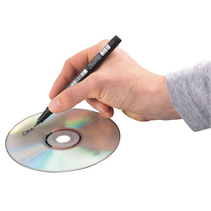 STAEDTLER CD/DVD pen CD-Marker schwarz 0,4 mm, 10 St.