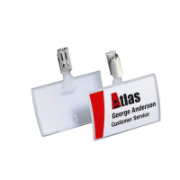 DURABLE Click Fold Namensschilder mit Clip 9,0 x 5,4 cm, 25 St.