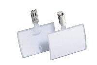 DURABLE Click Fold Namensschilder mit Clip 9,0 x 5,4 cm, 25 St.