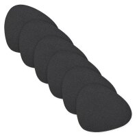 Zeller Untersetzer schwarz 12,0 x 10,0 cm, 6 St.
