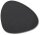 Zeller Untersetzer schwarz 12,0 x 10,0 cm, 6 St.