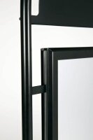 update displays Kundenstopper Wheel schwarz DIN B2 71,0 x 68,1 x 138,0 cm, 1 St.