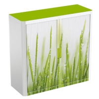 PAPERFLOW easyOffice Rollladenschrank Gras ohne Fachböden 110,0 x 41,5 x 104,0 cm