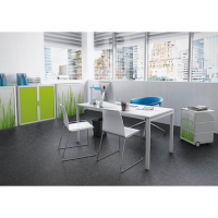 PAPERFLOW easyOffice Rollladenschrank Gras ohne Fachböden 110,0 x 41,5 x 104,0 cm