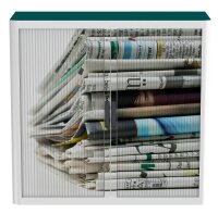 PAPERFLOW easyOffice Rollladenschrank Zeitung ohne...