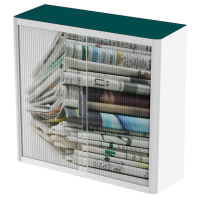 PAPERFLOW easyOffice Rollladenschrank Zeitung ohne Fachböden 110,0 x 41,5 x 104,0 cm