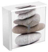 PAPERFLOW easyOffice Rollladenschrank Steine ohne Fachböden 110,0 x 41,5 x 104,0 cm