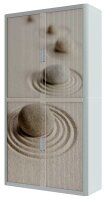 PAPERFLOW easyOffice Rollladenschrank Steine ohne...