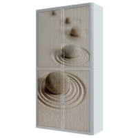 PAPERFLOW easyOffice Rollladenschrank Steine ohne Fachböden 110,0 x 41,5 x 204,0 cm