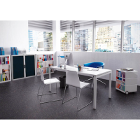 PAPERFLOW easyOffice Rollladenschrank Ordner ohne Fachböden 110,0 x 41,5 x 104,0 cm
