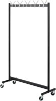 HAKU Möbel Rollgarderobe 20593 schwarz Metall 18...