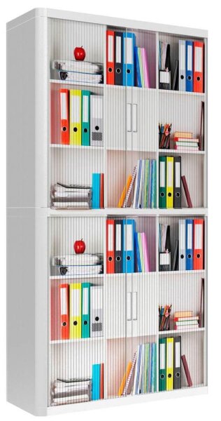 PAPERFLOW easyOffice Rollladenschrank Ordner ohne Fachböden 110,0 x 41,5 x 204,0 cm