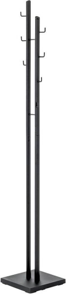 HAKU Möbel Kleiderständer 21553 schwarz Metall 8 Haken 29,0 x 176,0 cm, 1 St.