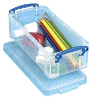 Really Useful Box Aufbewahrungsbox 0,9 l transparent 22,0 x 10,0 x 7,0 cm, 1 St.
