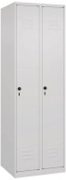CP Spind Classic Plus verkehrsweiß 080000-20 S10012, 2 Schließfächer 60,0 x 50,0 x 185,0 cm