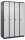 CP Spind Classic Plus anthrazitgrau, lichtgrau 080000-40 S10011, 4 Schließfächer 120,0 x 50,0 x 185,0 cm