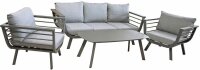 Garden Pleasure Loungegruppe ELIA hellgrau, dunkelgrau...