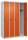 CP Spind Classic Plus reinorange, lichtgrau 080000-40 S10000, 4 Schließfächer 120,0 x 50,0 x 185,0 cm