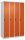 CP Spind Classic Plus reinorange, lichtgrau 080000-40 S10000, 4 Schließfächer 120,0 x 50,0 x 185,0 cm