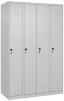 CP Spind Classic Plus lichtgrau 080000-40 S10008, 4 Schließfächer 120,0 x 50,0 x 185,0 cm