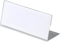 DURABLE Tischnamensschilder 8054-19 transparent 15,0 x 6,1 cm, 10 St.