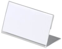 DURABLE Tischnamensschilder 8055-19 transparent 10,0 x 5,2 cm, 10 St.