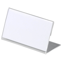 DURABLE Tischnamensschilder 8055-19 transparent 10,0 x 5,2 cm, 10 St.