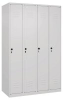 CP Spind Classic Plus verkehrsweiß 080000-40 S10012, 4 Schließfächer 120,0 x 50,0 x 185,0 cm