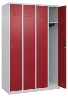 CP Spind Classic Plus lichtgrau, rubinrot 080000-40...
