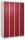 CP Spind Classic Plus lichtgrau, rubinrot 080000-40 S10016, 4 Schließfächer 120,0 x 50,0 x 185,0 cm